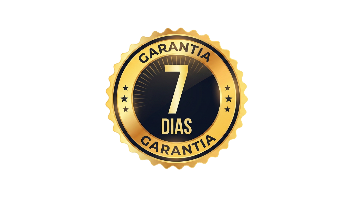 Selo de 7 dias de garantia incondicional